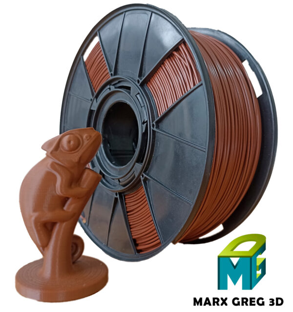 Filamento ABS Impressora 3D - 1 kg Premium 1.75mm Alta Fluidez (Marrom)