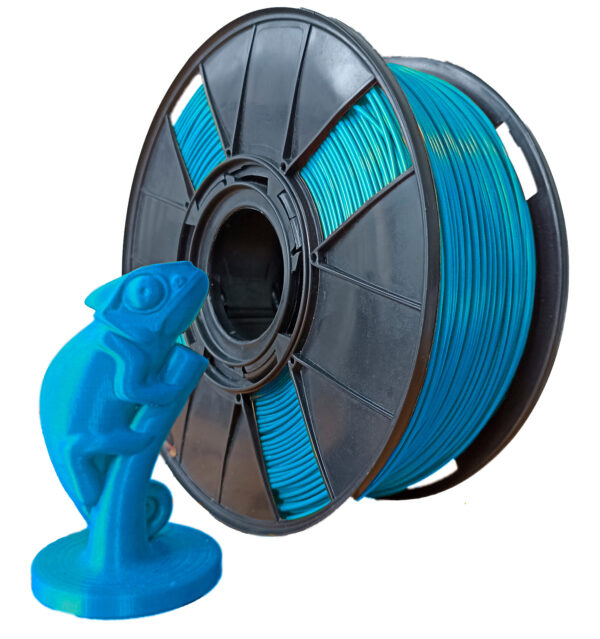 Filamento ABS Impressora 3D - 1 kg Premium 1.75mm Alta Fluidez (Azul Claro)