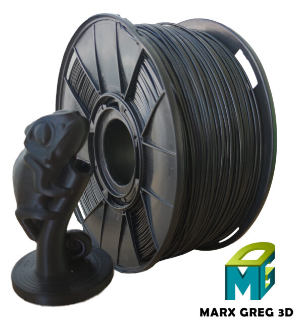 Filamento ABS Impressora 3D - 1 kg Premium 1.75mm Alta Fluidez (Preto)