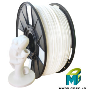 Filamento ABS Impressora 3D - 1 kg Premium 1.75mm Alta Fluidez (Branco)