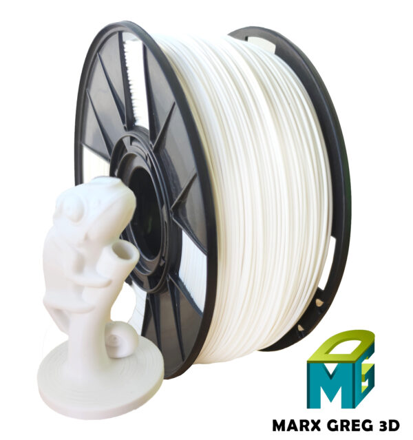 Filamento ABS Impressora 3D - 1 kg Premium 1.75mm Alta Fluidez (Branco)
